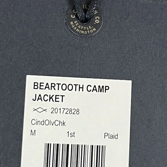 FILSON BEARTOOTH CAMP JACKET CINDER/OLIVE - Picture 6 of 6